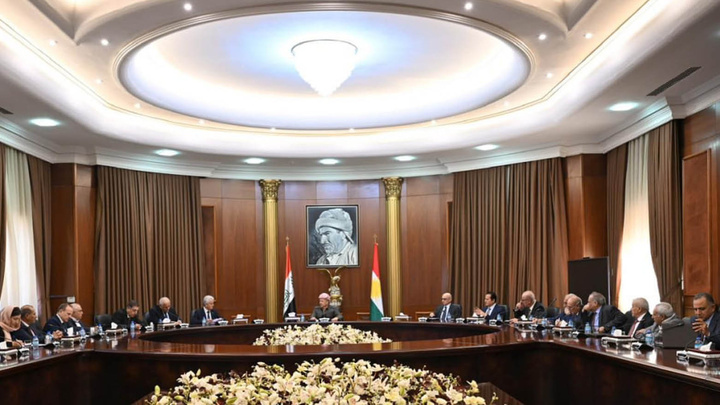 ناوەڕۆکی کۆبوونەوەی مەسعوود بارزانی و شاندێکی باڵای ENKS بڵاو کرایەوە