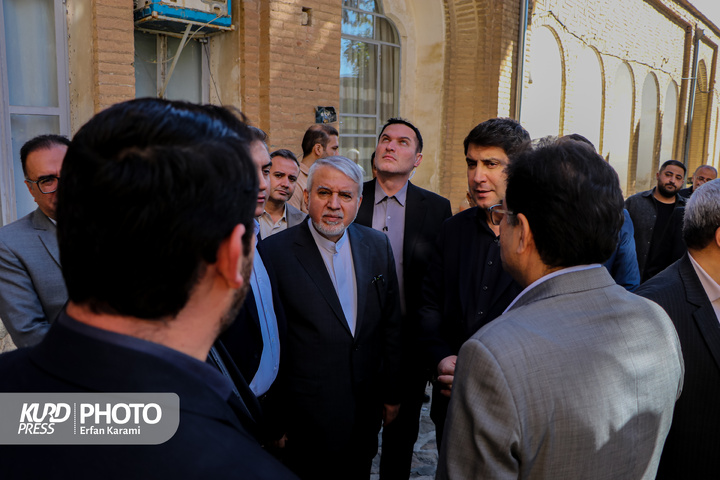 دوین روز از سفر وزیر میراث فرهنگی ، گردشگری و صنایع دستی در استان کردستان / عکاس:عرفان کرمی