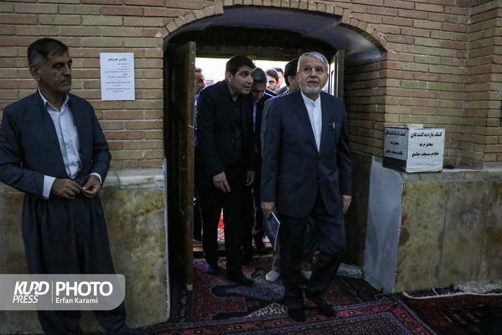 دوین روز از سفر وزیر میراث فرهنگی ، گردشگری و صنایع دستی در استان کردستان / عکاس:عرفان کرمی