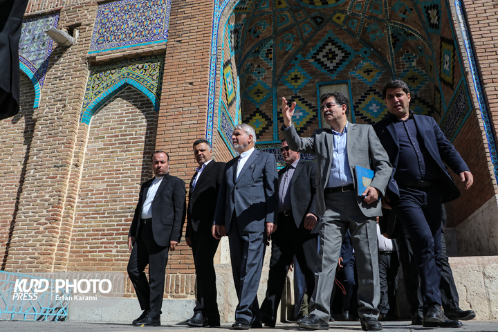 دوین روز از سفر وزیر میراث فرهنگی ، گردشگری و صنایع دستی در استان کردستان / عکاس:عرفان کرمی
