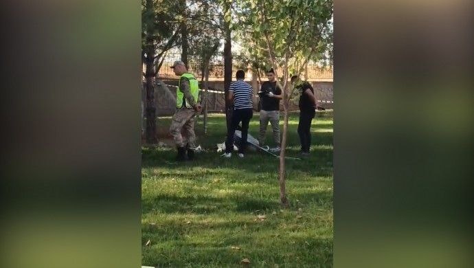 سقوط یک پهپاد در محوطه بازار گندم قوسرِ ماردین