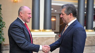 بررسی روابط دوجانبه و مسائل عراق در دیدار سفیر استرالیا با نخست‌وزیر اقلیم کردستان 