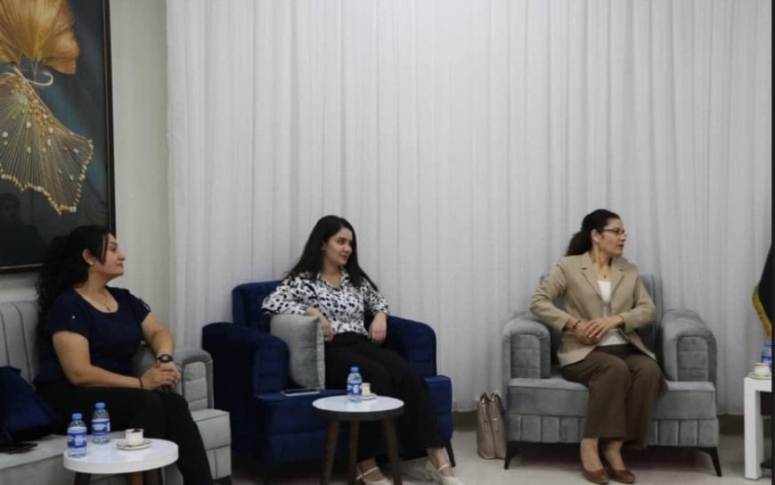 دیدار دفتر زنان آوارگان سرهکانی با الهام احمد درباره بازگشت امن آوارگان