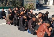 ۴۱ تبعه خارجی بیگانه در مرز مریوان دستگیر شدند