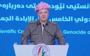 مسعود بارزانی: هنوز برخی در عراق زیر تأثیر فرهنگی هستند که کردها را انفال کرد