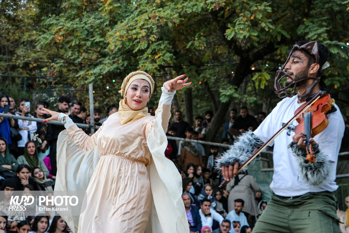 روزسوم هجدهمین دوره جشنواره بین المللی تئاتر خیابانی مریوان / عکاس : عرفان کرمی