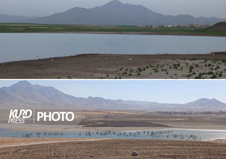 سد سنگ سیاه دهگلان از نفس افتاد