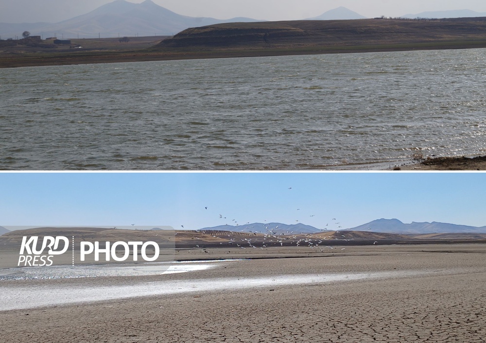 سد سنگ سیاه دهگلان از نفس افتاد