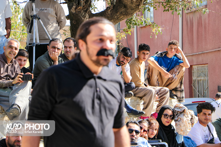 روز چهارم هجدهمین دوره جشنواره بین المللی تئاتر خیابانی مریوان / عکاس : عرفان کرمی