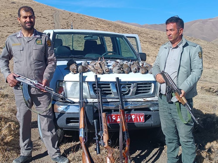 شکارچیان کبک در ارومیه دستگیر شدند