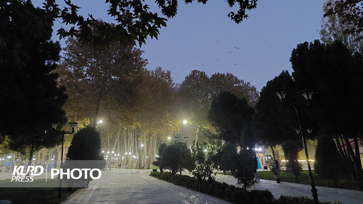 یک عصر پاییزی در مهاباد