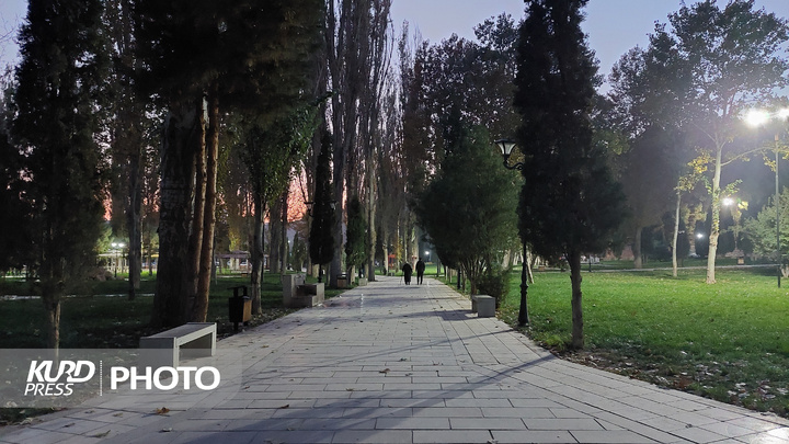 یک عصر پاییزی در مهاباد