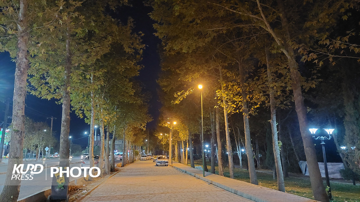 یک عصر پاییزی در مهاباد