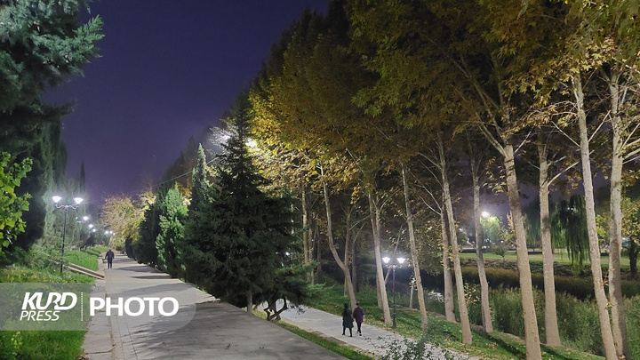 یک عصر پاییزی در مهاباد