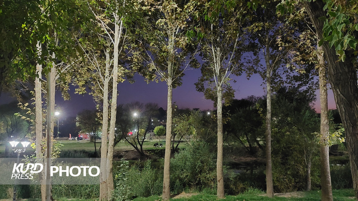 یک عصر پاییزی در مهاباد