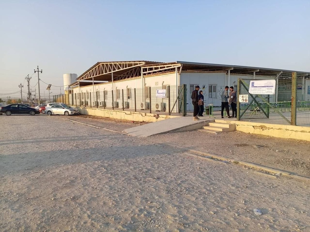 تصاویری از مشارکت نظامیان و آوارگان در رای گیری ویژه انتخابات پارلمانی عراق