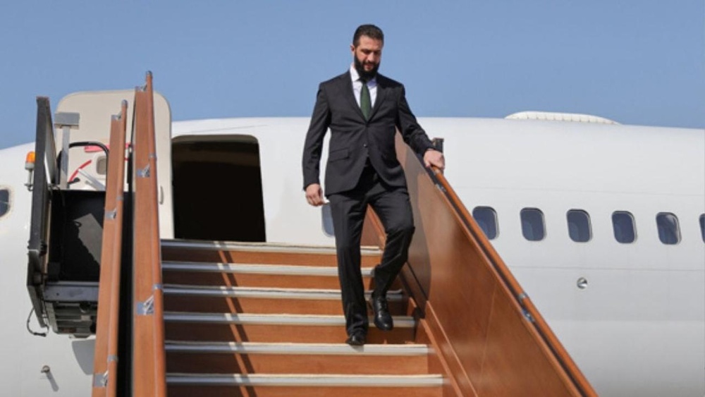 Ahmad Shar’a arrives in Washington for meeting with Trump