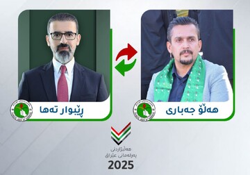 هَلو جباری جایگزین رێبوار تاهـا در پارلمان عراق شد