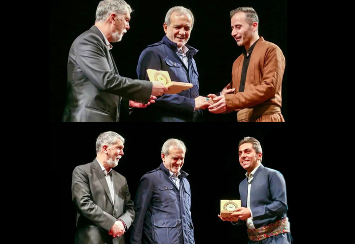 درخشش نمایندگان کردستان در آیین ملی کتاب؛ دریافت دو عنوان برتر از رئیس جمهور