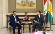 نچیروان بارزانی میزبان مظلوم عبدی؛ تأکید بر اتحاد کردها و مقابله با تهدید داعش