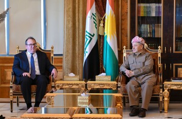 بارزانی در دیدار با هیئت آمریکایی: دولت جدید عراق باید بر اساس قانون اساسی تشکیل شود