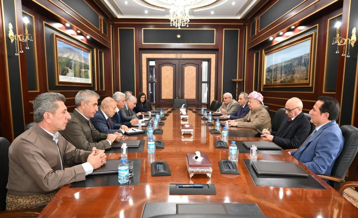 تأکید مسعود بارزانی و حزب دمکرات کردستان–سوریه بر وحدت جریان‌های کردی