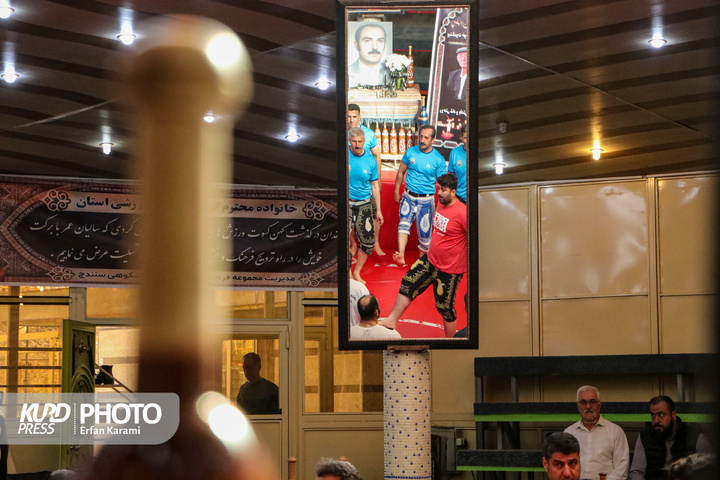 مراسم یادبود پهلوان (( نبی کردی ))/ عکاس : عرفان کرمی