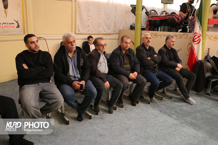 مراسم یادبود پهلوان (( نبی کردی ))/ عکاس : عرفان کرمی