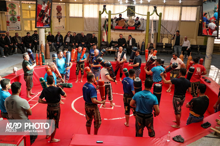 مراسم یادبود پهلوان (( نبی کردی ))/ عکاس : عرفان کرمی