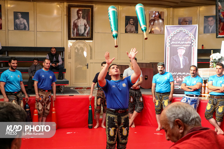 مراسم یادبود پهلوان (( نبی کردی ))/ عکاس : عرفان کرمی