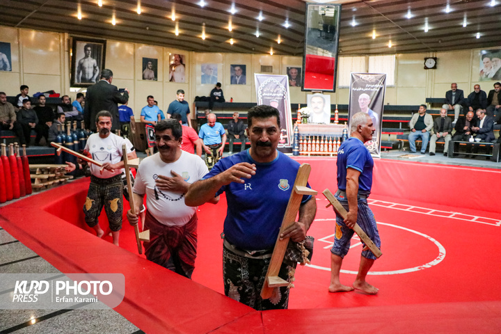 مراسم یادبود پهلوان (( نبی کردی ))/ عکاس : عرفان کرمی