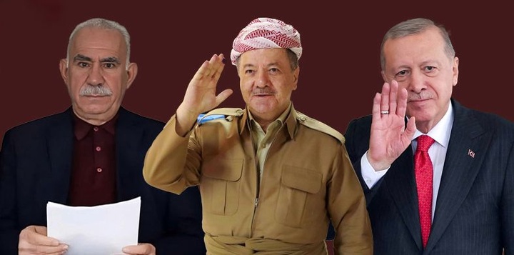 مسعود بارزانی در شرناخ: از اردوغان و اوجالان قدردانی می‌کنم