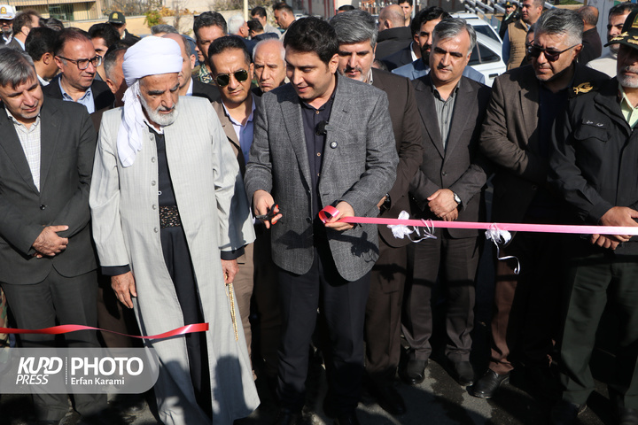 افتتاح تقاطع غیرهمسطح تکیه و چمن سنندج / عکاس : عرفان کرمی