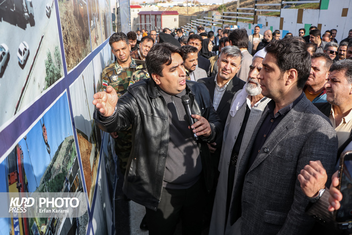 افتتاح تقاطع غیرهمسطح تکیه و چمن سنندج / عکاس : عرفان کرمی