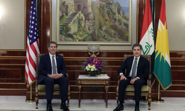 معاون وزیر خارجه امریکا با نچیروان بارزانی دیدار کرد