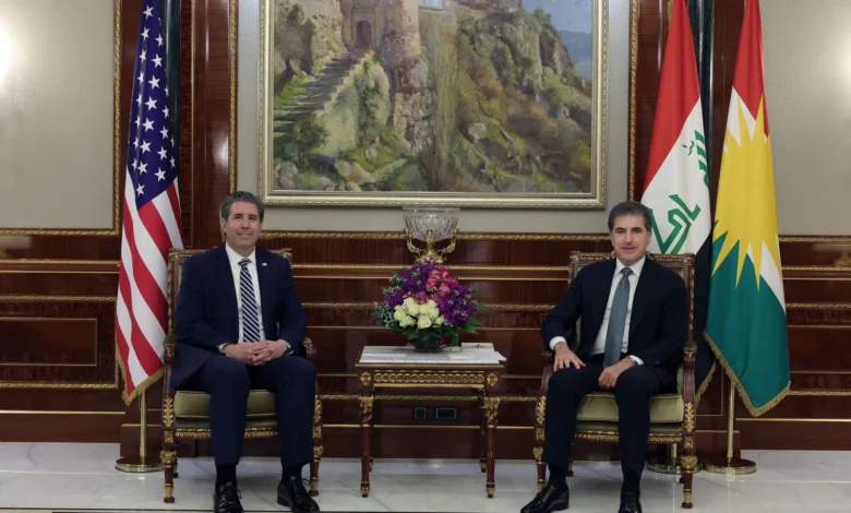 معاون وزیر خارجه امریکا با نچیروان بارزانی دیدار کرد