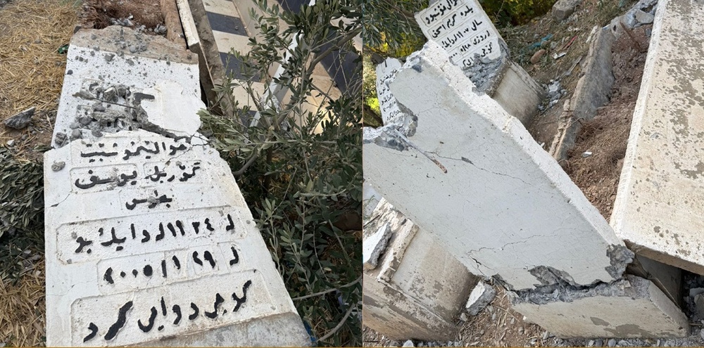 محکومیت گسترده تخریب قبور مسیحیان در کویسنجق؛ دستور فوری برای تحقیقات و بازسازی