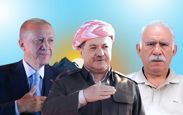 مسعود بارزانی: از اردوغان و اوجالان قدردانی می‌کنم و حامی آنها در روند صلح هستم