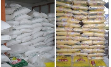 کشف انبار بزرگ برنج و شکر احتکار شده در ایلام