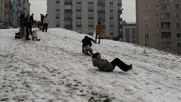 دست برف بر شانه‌های کردستان ترکیه نشست و دل ها را شاد کرد + تصاویر