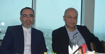 سرکنسول ایران در اربیل انتصاب برهم صالح در سازمان ملل را تبریک گفت