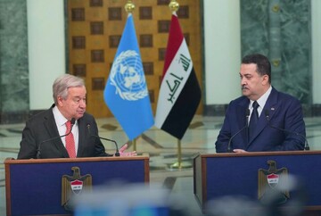 السودانی: ما به مواضع دبیرکل سازمان ملل در قبال عراق افتخار می‌کنیم