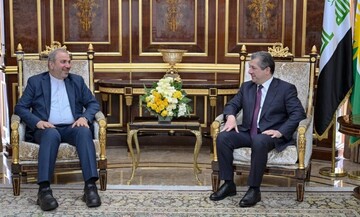 بارزانی و سفیر ایران درباره تشکیل دولت جدید عراق گفتگو کردند