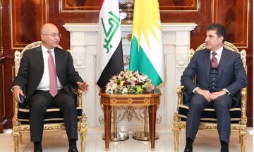 پیام تبریک نچیروان بارزانی به برهم صالح به‌مناسبت تصدی کمیساریای عالی پناهندگان