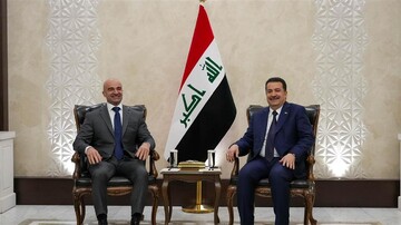 دیدار طالبانی و السودانی در بغداد؛ تأکید بر پرداخت حقوق کارمندان اقلیم