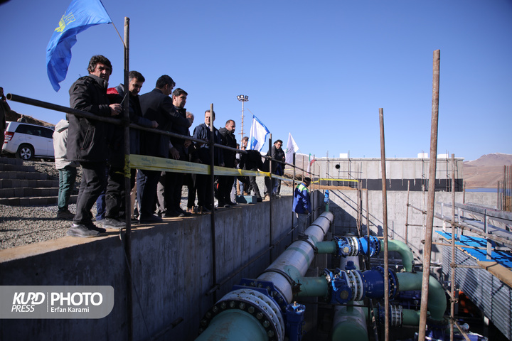 بازدید استاندار کردستان از مراحل پایانی آبرسانی به بانه / عکاس : عرفان کرمی
