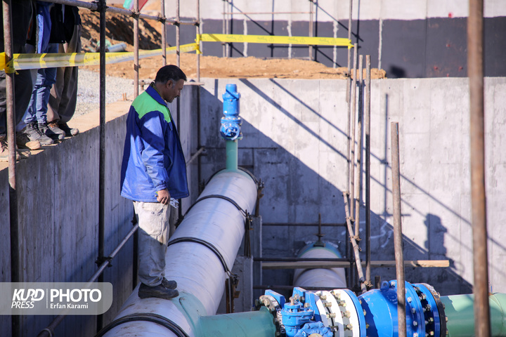 بازدید استاندار کردستان از مراحل پایانی آبرسانی به بانه / عکاس : عرفان کرمی