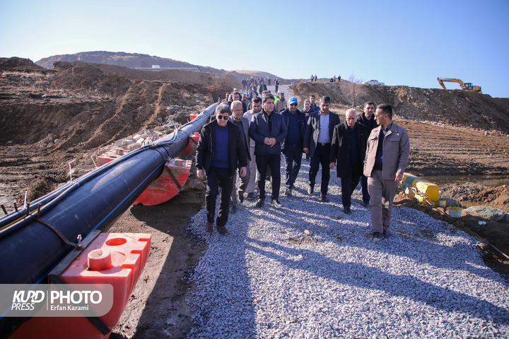 بازدید استاندار کردستان از مراحل پایانی آبرسانی به بانه / عکاس : عرفان کرمی