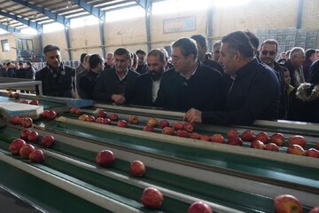 افتتاح سردخانه ۲۰۰۰ تنی و ۲ واحد سورتینگ بسته‌بندی میوه در اشنویه
