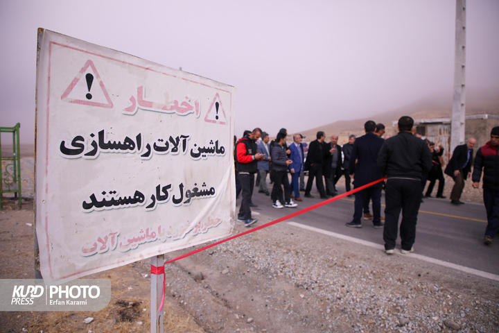 گزارش تصویری افتتاح 3 پروژه راه روستایی در شهرستان قروه / عکاس : عرفان کرمی